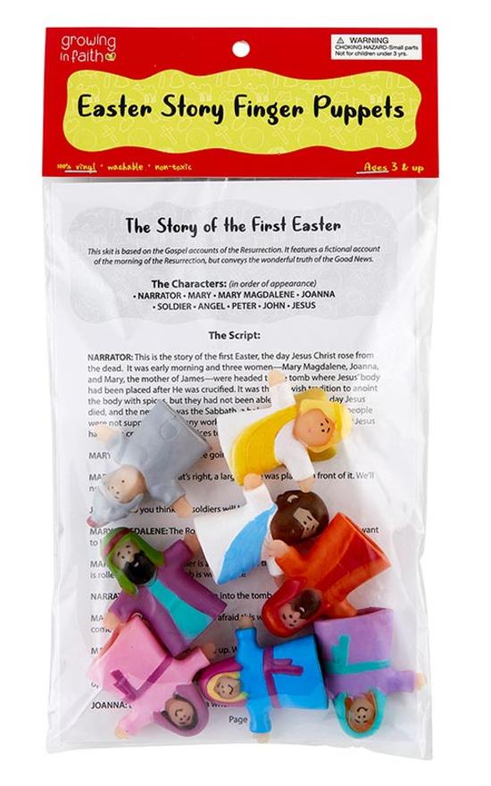 Easter Story Finger Puppets-Sandy&