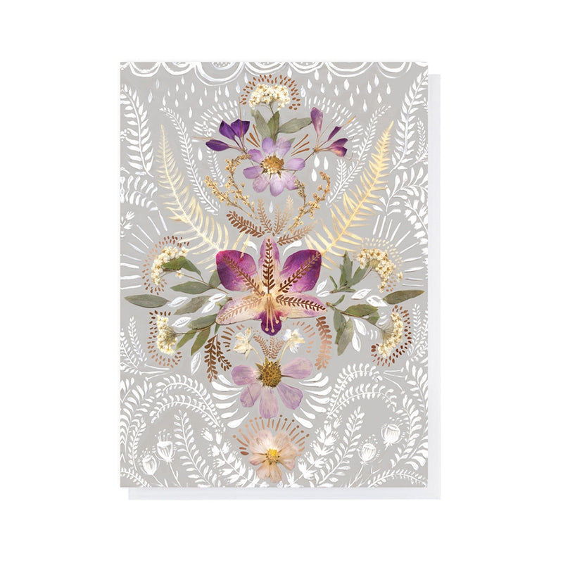 Orchid Lace Greeting Card