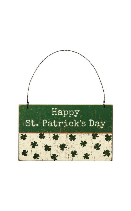 Happy St. Patricks Day Hanging Sign-Kathy&