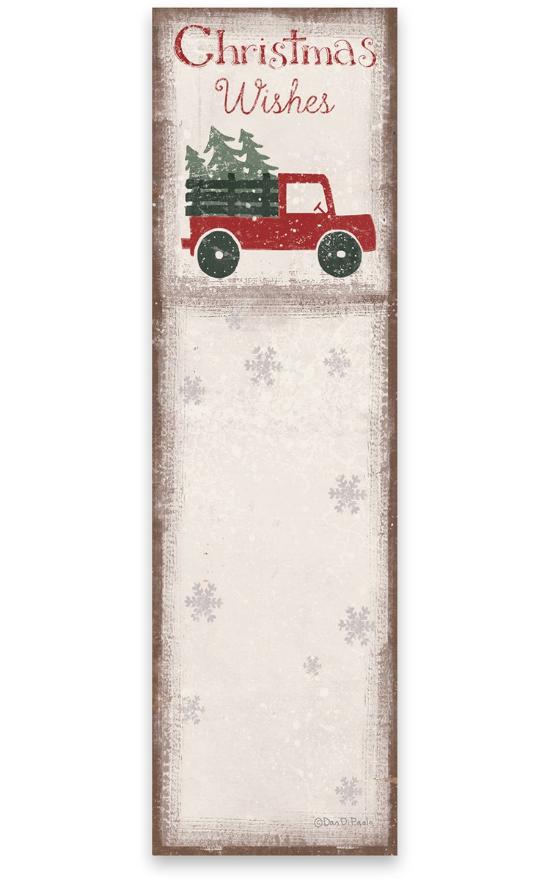 List Pad Notepad - Christmas Wishes-Primitives By Kathy-Sandy&