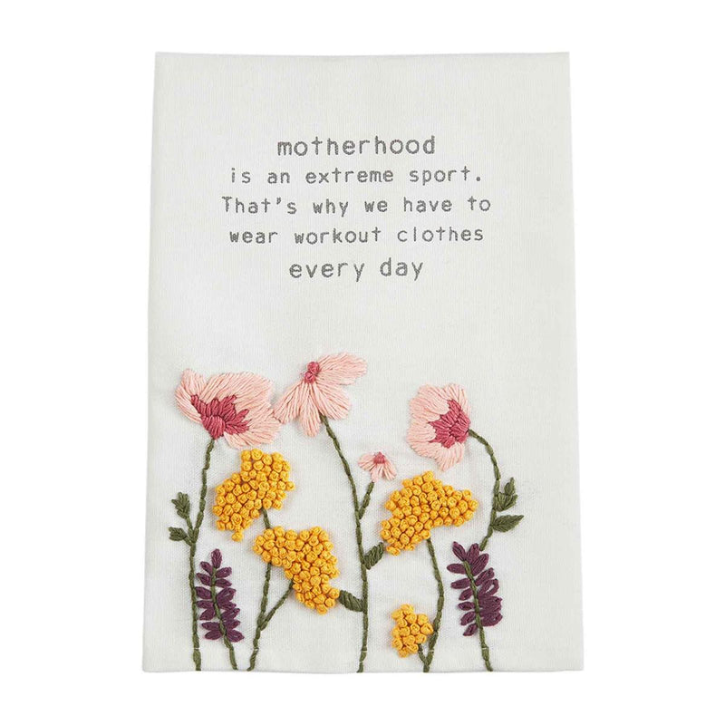 Funny Mom Floral Towel
