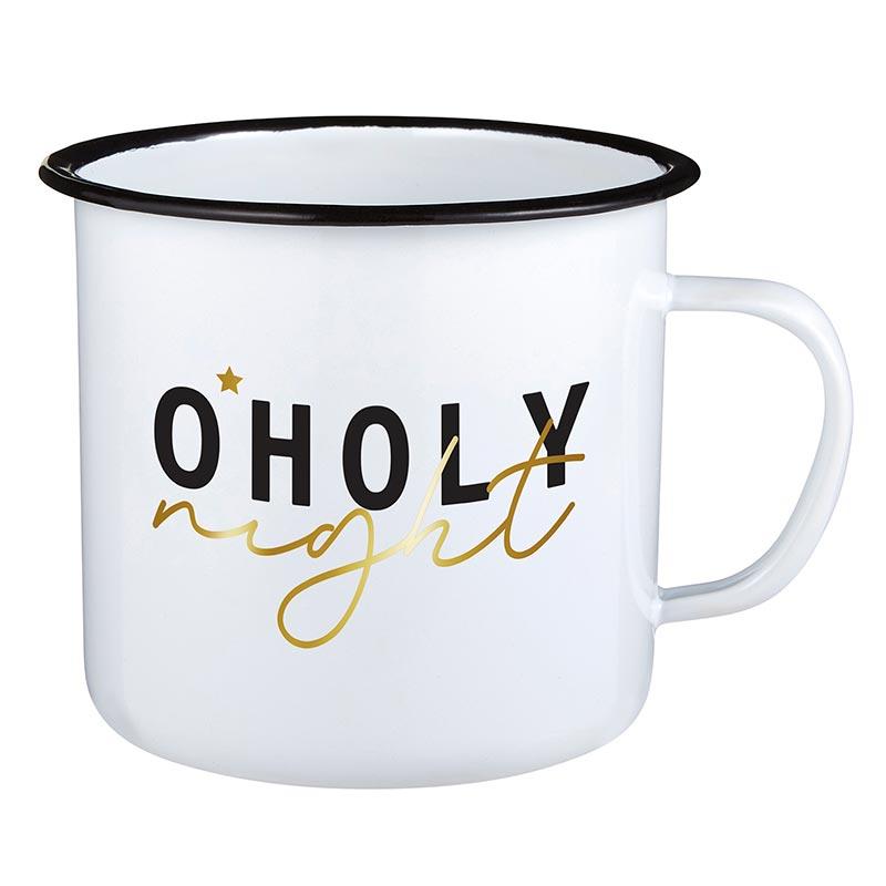 O Holy Night Enamel Mug-Faithworks-Sandy&