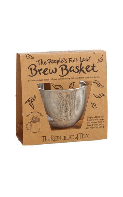 Republic of Tea People's Stainless Steel Brew Basket-Republic of Tea-Sandy's Secret Wednesdays Unique Boutique