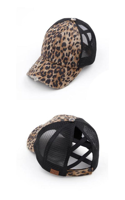 C.C Perfect Pony Cap (Fashion Prints)-C.C-Sandy's Secret Wednesdays Unique Boutique
