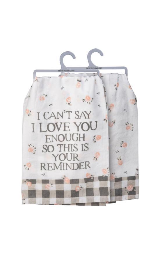 This Is Your Reminder Dish Towel-Primitives By Kathy-Sandy&